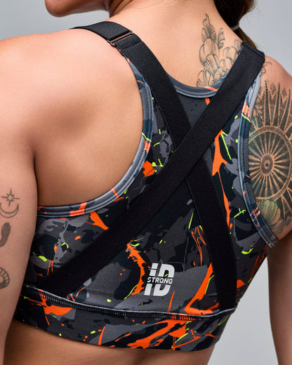 STRONG iD Scoop Neck Adjustable Cross Back Bra