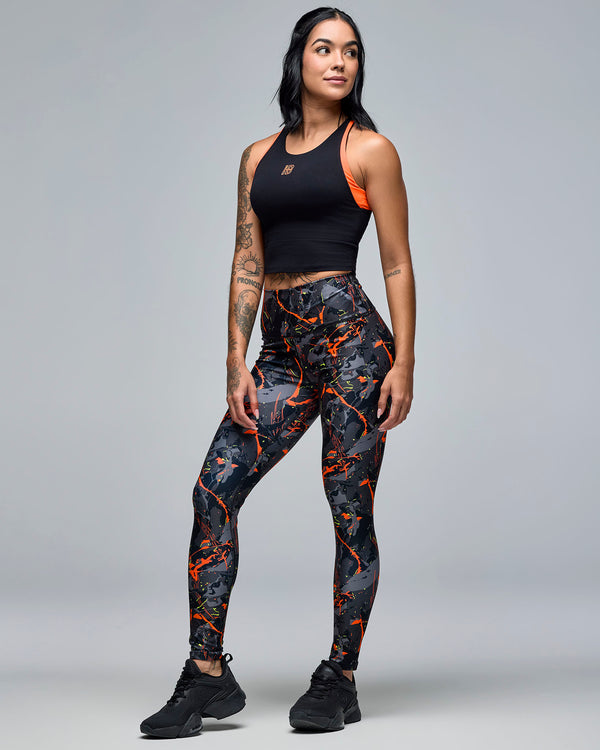 STRONG iD High Neck Racerback Tank With Shelf Bra