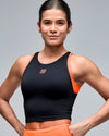 STRONG iD High Neck Racerback Tank With Shelf Bra