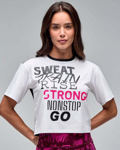 STRONG iD Boxy Top W Mesh Back
