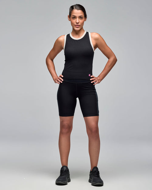 STRONG iD Waist Length Tank - Rib