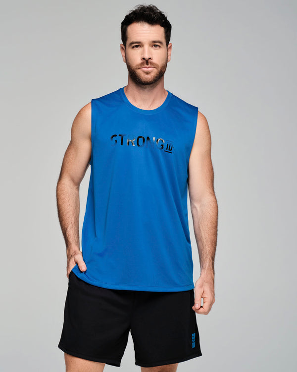 Strong ID Electric Men's Wide Shoulder Tank