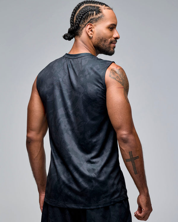 STRONG iD Men's Wide Shoulder Tank - Black