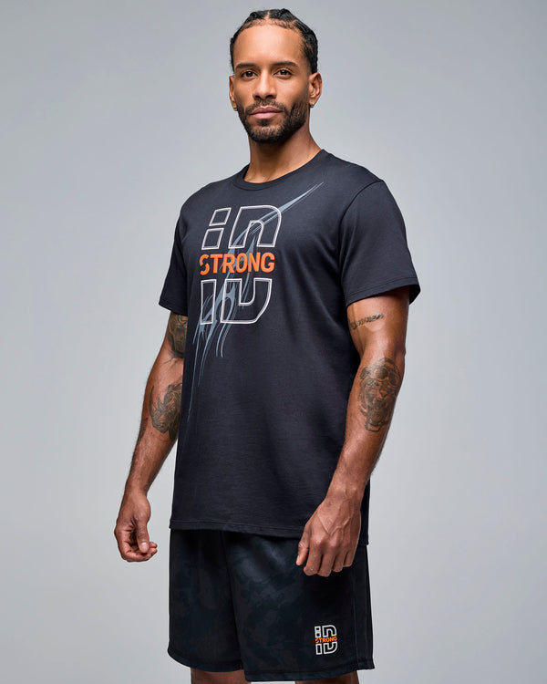 STRONG iD Unisex Crew Neck Instructor Tee - Bold Black