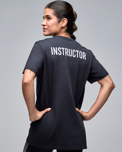 STRONG iD Unisex Crew Neck Instructor Tee - Bold Black