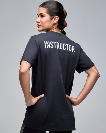 STRONG iD Unisex Crew Neck Instructor Tee - Bold Black