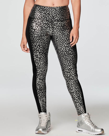 Glow With The Flow High Waisted Foil Leggings