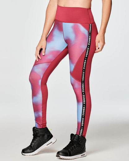 Zumba Move High Waisted Panel Leggings