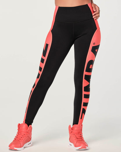 Zumba Creatives Unite High Waisted Ankle Leggings