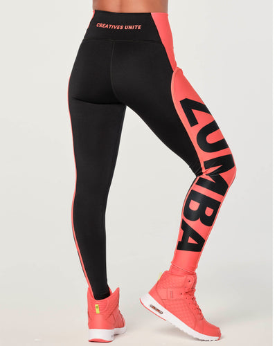 Zumba Creatives Unite High Waisted Ankle Leggings