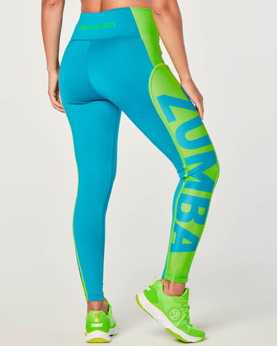 Zumba Creatives Unite High Waisted Ankle Leggings