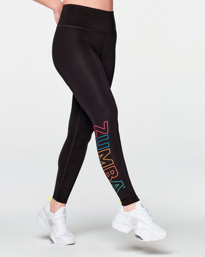 Zumba Vibrant High Waisted Ankle Leggings