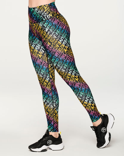 Zumba Joy High Waisted Ankle Leggings