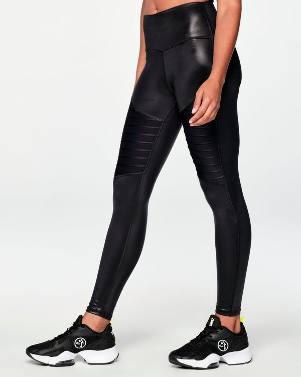 Zumba High Waisted Motto Ankle Leggings