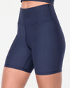 Zumba Prep High Waisted Rib Biker Shorts