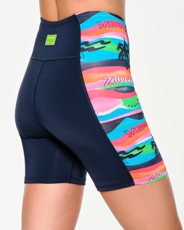 Zumba Sun And Swim Biker Shorts