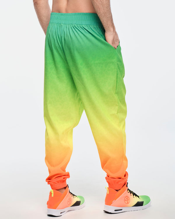 Funscape High Waisted Zip Front Track Pants