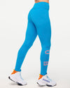 Zumba Explore Crossover Waistband Ankle Leggings