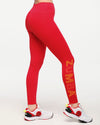 Zumba Explore Crossover Waistband Ankle Leggings