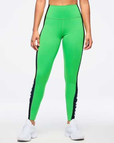 Zumba Haus High Waisted Panel Ankle Leggings