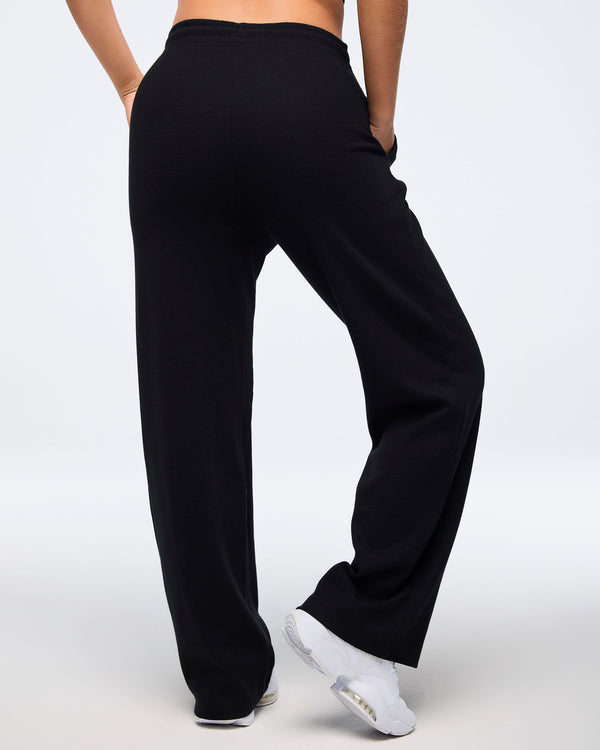 Zumba Haus Straight Leg Knit Waffle Pants