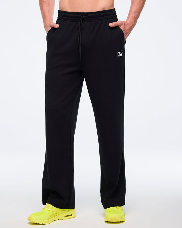 Zumba Haus Straight Leg Knit Waffle Pants