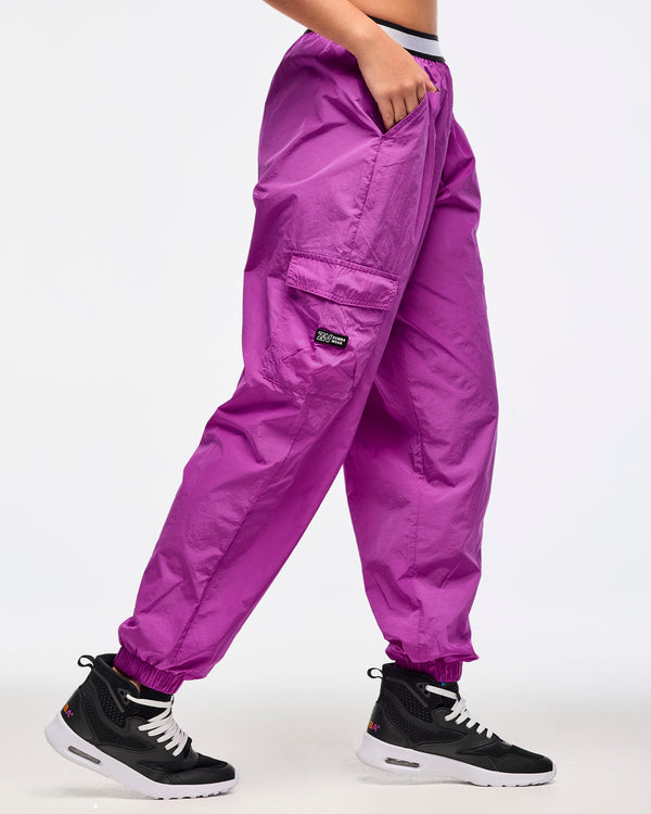Zumba Libre Parachute Cargo Pants With Elastic Waistband
