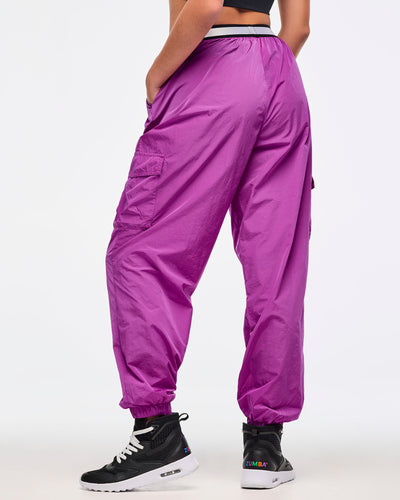 Zumba Libre Parachute Cargo Pants With Elastic Waistband