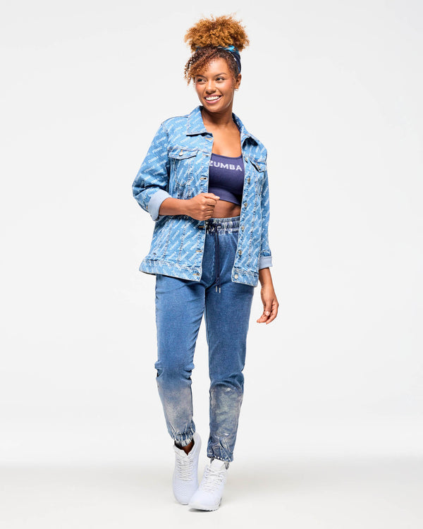 Blue Jean Knit Pants