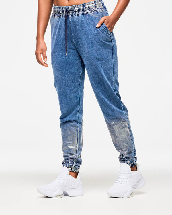 Blue Jean Knit Pants