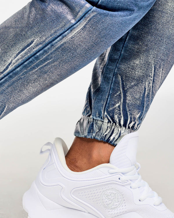 Blue Jean Knit Pants