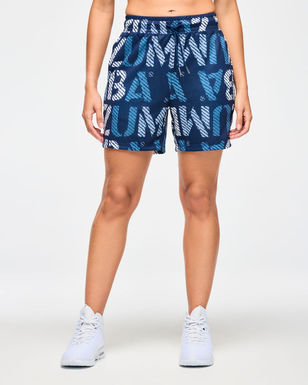 Blue Jean Mesh Shorts