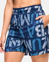 Blue Jean Mesh Shorts