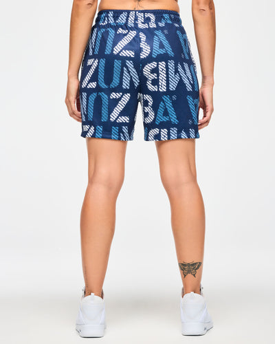 Blue Jean Mesh Shorts