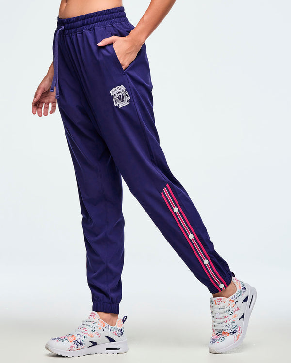 Class of 2001 Woven Track Pants With Side Snaps