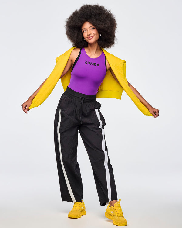 Apres Zumba High Rise Crop Track Pants