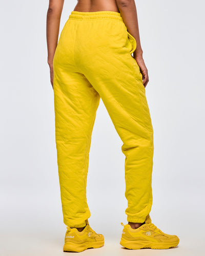 Apres Zumba Quilted Slouch Sweatpants