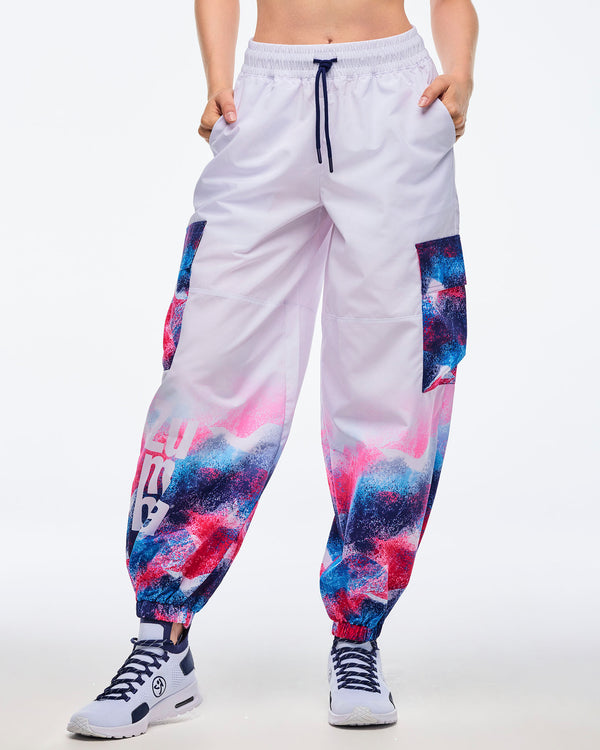 Apres Zumba Baggy Parachute Cargo Pants