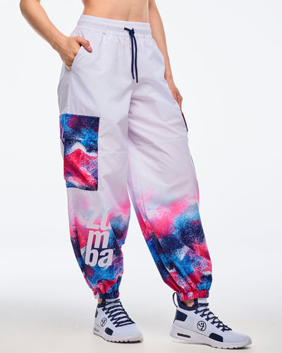Apres Zumba Baggy Parachute Cargo Pants