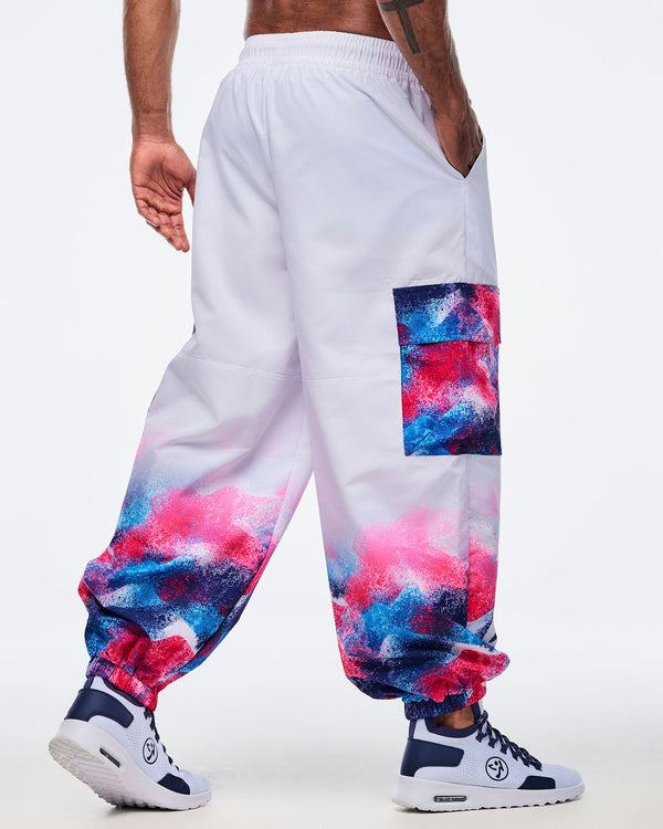 Apres Zumba Baggy Parachute Cargo Pants