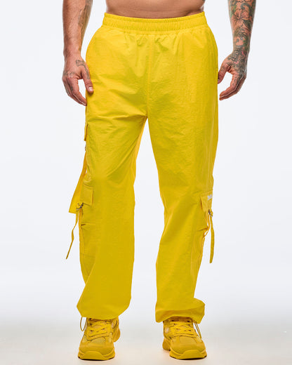 Apres Zumba High Rise Cargo Pants With Tassels