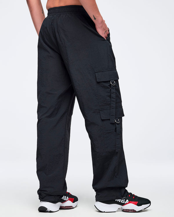 Eastern Flavor High Rise Cargo Pants With Tassels