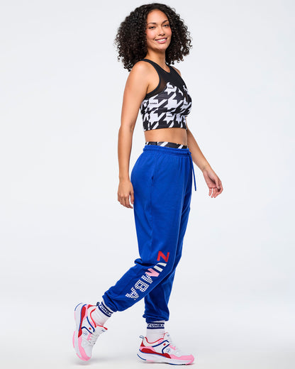 So Into Blue # Zumba Amour  Slouch Sweatpants