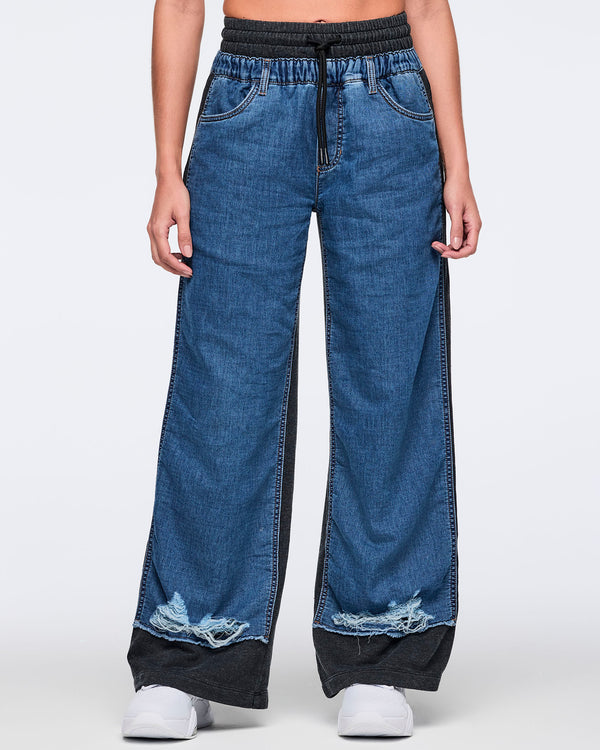 Latin Movement Combo Denim Sweatpants