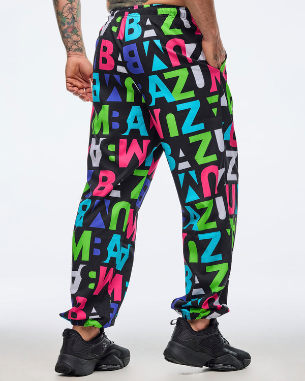 Neon Baggy Woven Pants