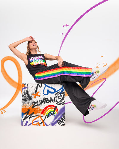 Pride Wide Leg Pants Side Snaps