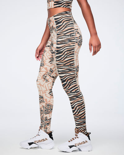 Wildbeat Z-Lift High Waisted Ankle Leggings With Side Panel