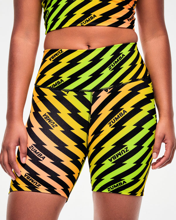 Electric Feel Z-Lift High Waisted Biker Shorts