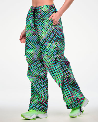 Electric Feel Woven Oversized Cargo Pants