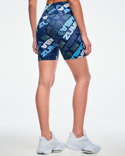 Jean Jamz High Waisted Biker Shorts